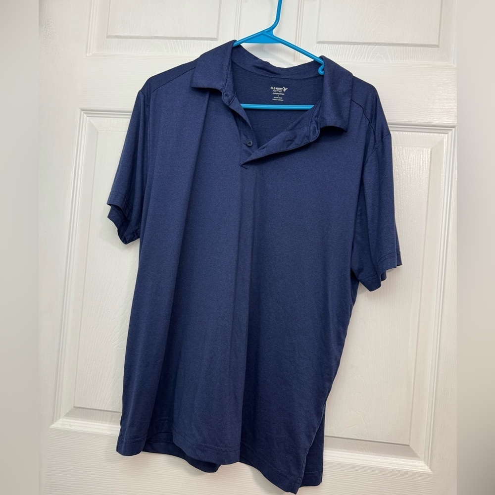 Old Navy Dark Blue Men's Polo Shirt